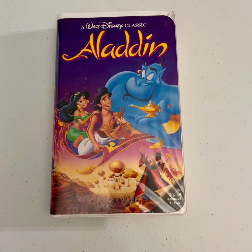 Disney’s Aladdin 1662 Black Diamond VHS